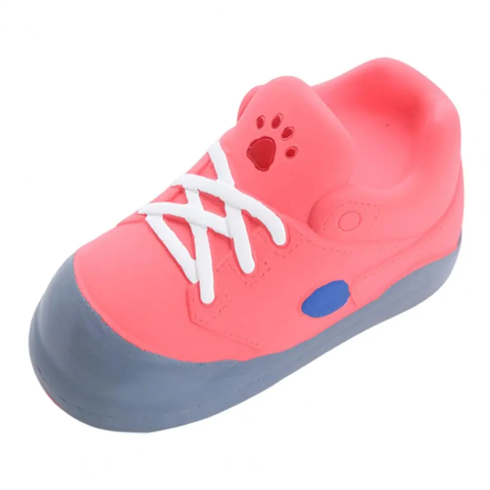 Shoe Styling Lovely Cute Cartoon Dog Sounding Toy Hard Wearing Dog Squeaky Toy Squeeze Vocalizzazione Per Negozio Di Animali