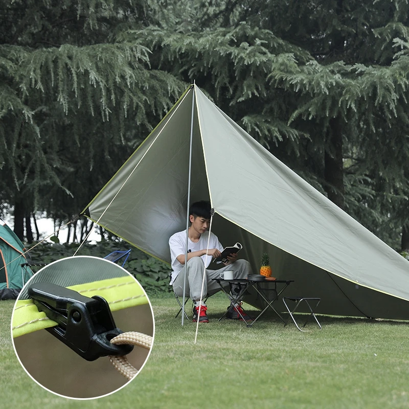 Tent Clips 10/20pcs Outdoor Tent Clamp Tarp Clips Camping Equipment Tents Awning Anti-wind Fixed Tarpaulin Crocodile Clamp