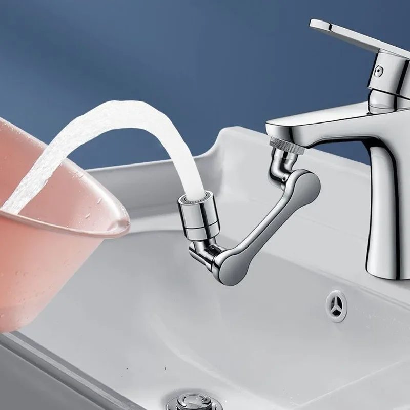 Metallo 99% Universale 1080 ° Rotazione Rubinetto Spruzzatore Testa Per Extender Aeratore Bubbler Ugello Cucina Rubinetto Lavabo Braccio Robot
