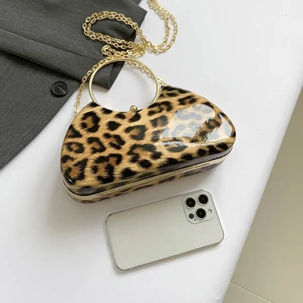 Exquisite Leopard Print For Women's Fashion Handbag Versatile Evening Bag Noble and Elegant Trend Crossbody Bag for Women Gift