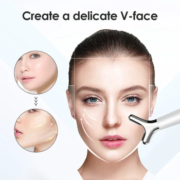 Portable Electric Face Lifting Massager Y style Vibration Facial Lifting Skin Tighten Massage Beauty Devices 5