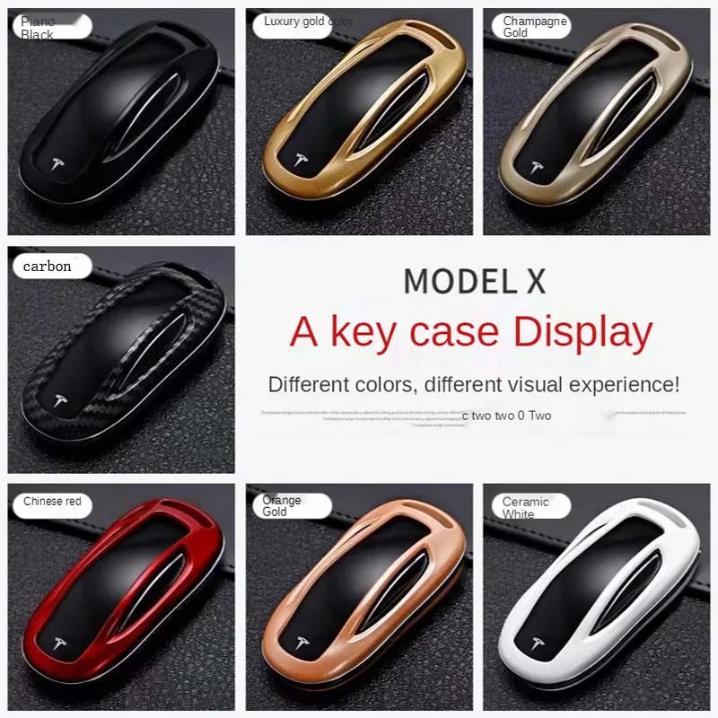 Custodia per chiave Auto in fibra di carbonio Shell per Tesla Model X Y Holder telecomando Fob portachiavi ABS accessori Auto protettivi - Sbb5ec924983c4a4b8ae4f08500de0afdo