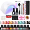 Nail Set 10/20 PCS Gel Nail Polish with 48W/36W UV LED Lamp Dryer Semi Permanent Gel Varnish Set Professional Manicure Tools Set 1
