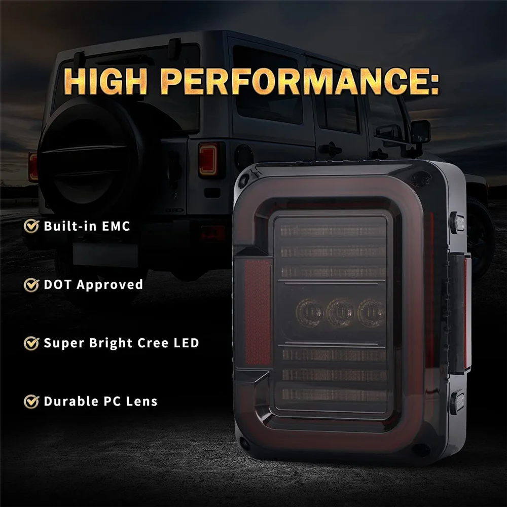 12v Led Rear Tail Lights Stop Signal For Cars Truck  Car Rear Lamps Led Lights T