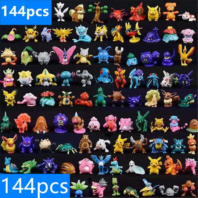 Pokemon Mini Action Figure Set  Pokemon Action Figures Lot - 144 Pokemon  Figures Toy - Aliexpress