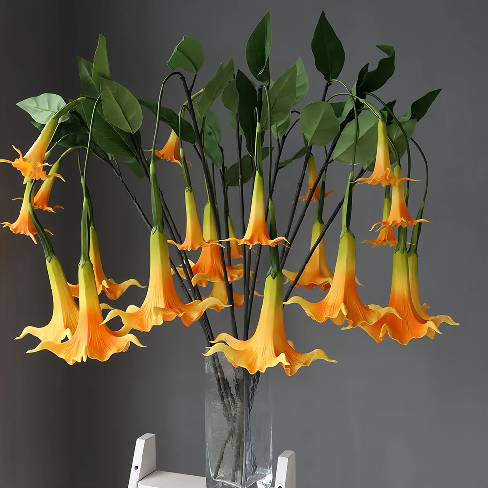 Hochwertige künstliche Blumen aus PU mit echtem Touch-Design – Wandbehang für Hochzeitsfeiern | Blumendekoration für Zuhause, Wohnzimmer, Garten