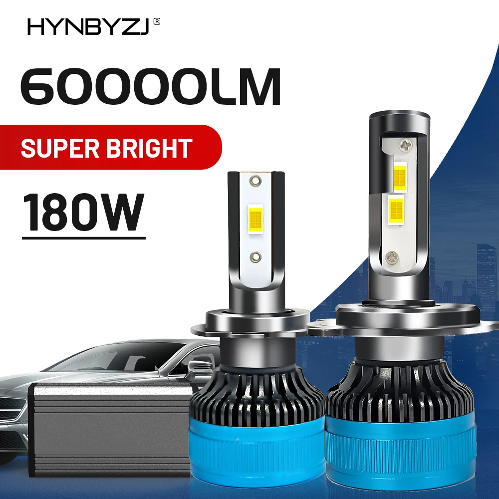 

HYNBYZJ H4 H7 LED Car Headlight Bulb 60000LM CSP3570 H1 H11 9005 HB3 9006 HB4 HIR2 9012 Light for Vehicle Auto CANBUS