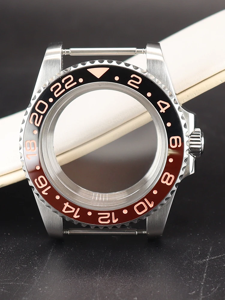 Premium 40mm Waterproof Watch Case with Ceramic Bezel Insert
