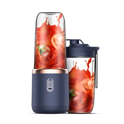 Portable Electric Juicer Cup with Dual Cups for Fresh Smoothies and Juice (With 2 Cups)