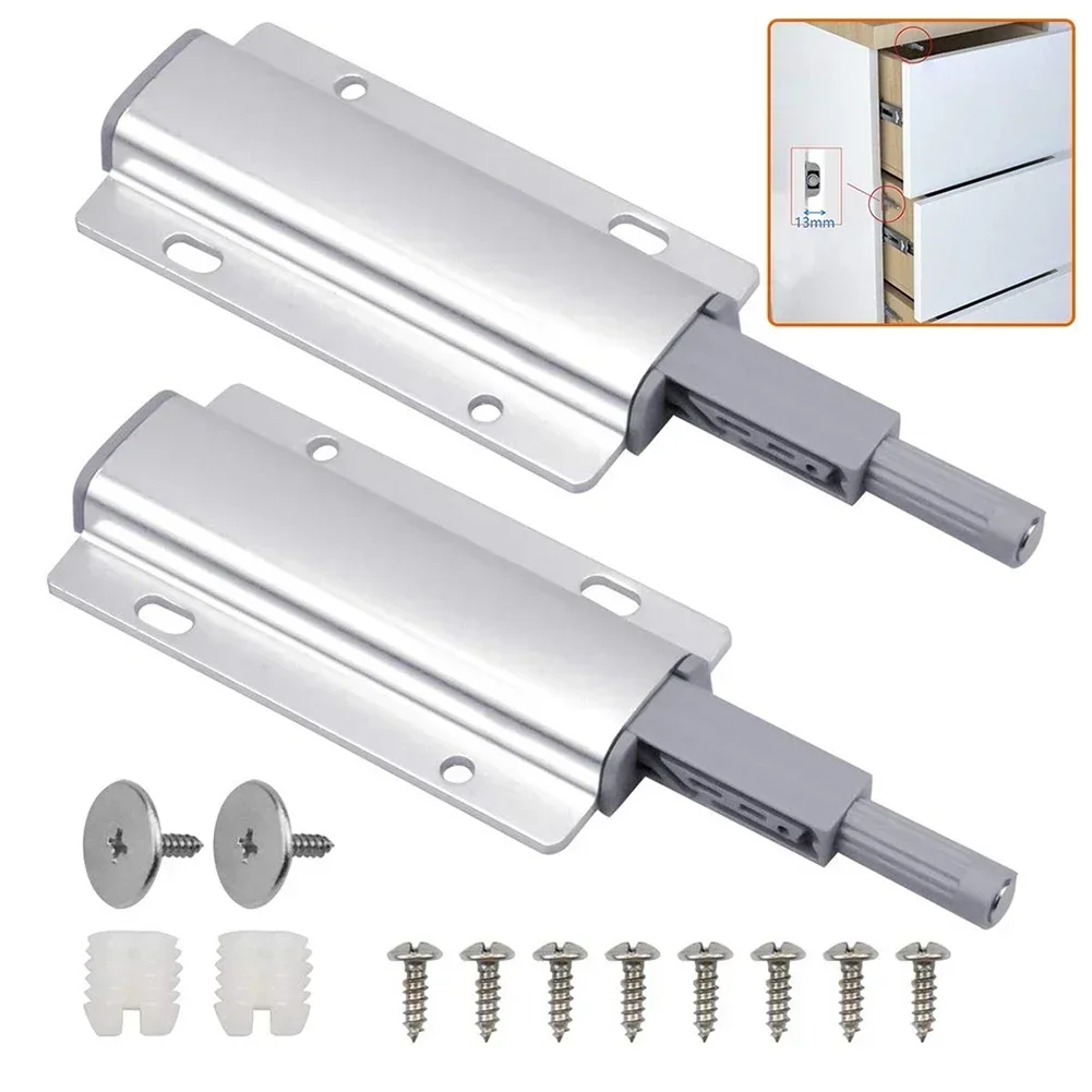 Cabinet Catches Push To Open Door Catch Magnetic Push Latch Rebound Device Drawer Soft Quiet Damper er Furniture Hardware door catch