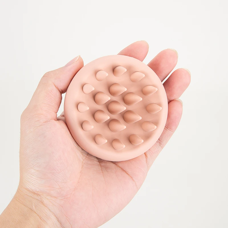 Spazzola per Shampoo per capelli in Silicone morbido spazzola per capelli per massaggio del cuoio capelluto strumenti per la cura dei capelli bagno per doccia bagnato e asciutto strumenti per Spa regali Holloween - immagine 5