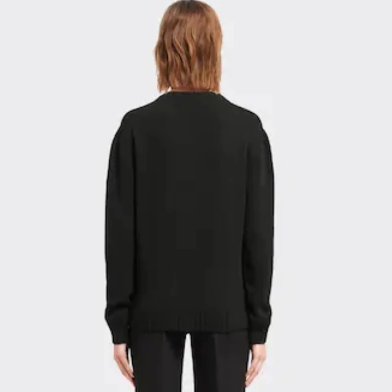 Sweaters Spring and Autumn Crewneck Sweater Women's Loose Knitted Shirt Turtleneck Wool Knitted Shirt Joker Men and Women ugly christmas sweater