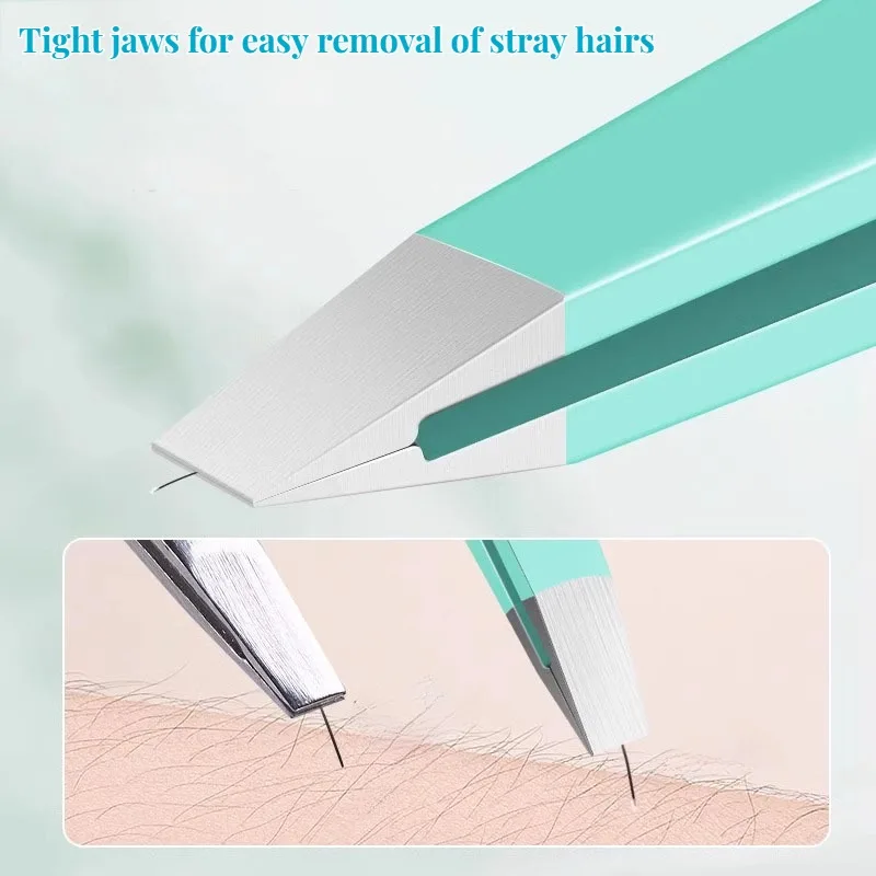 Cmgf-high precision eyebrow clip, small tweezers stainless steel beard plucking tool, eyebrow trimming plucking pliers tool set 5