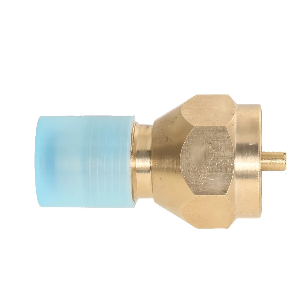 Propane Refill Adapter Lp Gas Cylinder Tank Coupler Gas Stove Adapter for 1lb Throwaway Disposable Cylinder