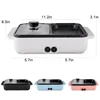 110V/220V 1200W 2 IN 1 Electric Hot Pot Cooker BBQ Grill Multicooker Electric BBQ Grill Non Stick Plate Barbecue Pan Cooking Pot 5