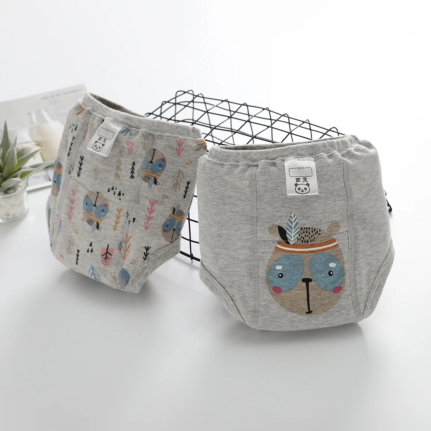 

Cotton Reusable Baby Diaper Cute Waterproof Training Pants Panties Washable Underwear Infant Cloth Diaper Children Nappy Diapers