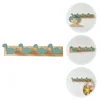 Sponge Coat Hook Dinosaur Child Decor Entryway Rack Key Holder for Wall Wooden Clothes 2