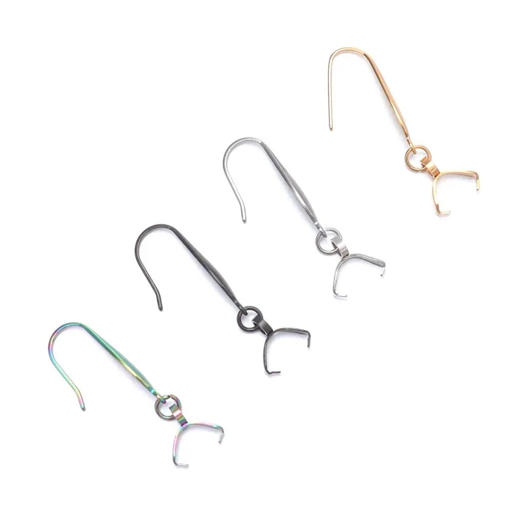

stainless steel Earring Hooks silver, black, multicolor, gold Stainless Steel Jewelry Making Accessories
