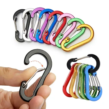 6-Pack Aluminum D-Ring Carabiners 1