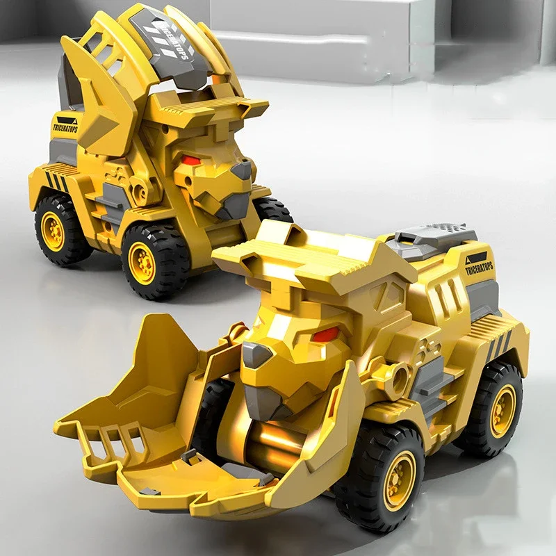 thumbnail image 1 of Juguete de dinosaurio deformable 2 en 1, robot transformable, figura de acción de dinosaurio, juguetes para niños, coche de PVC, regalos divertidos para niños, 1 of 5