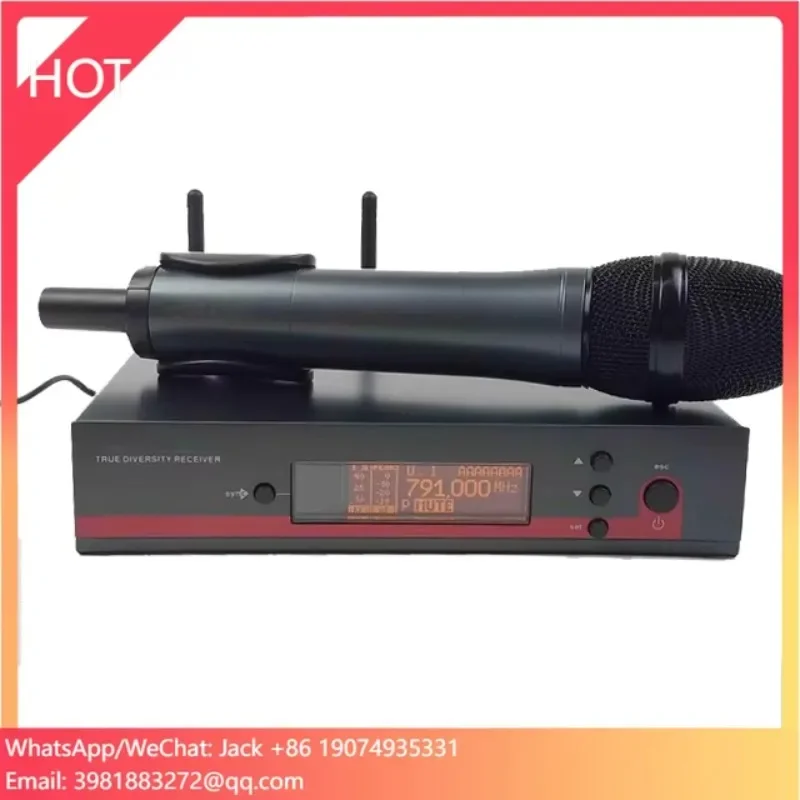 고품질 트루 다이버시티 UHF 무선 핸드헬드 가라오케 마이크 시스템 EW135G3 EW100G3 카디오이드 극성 패턴 스테이지 메탈