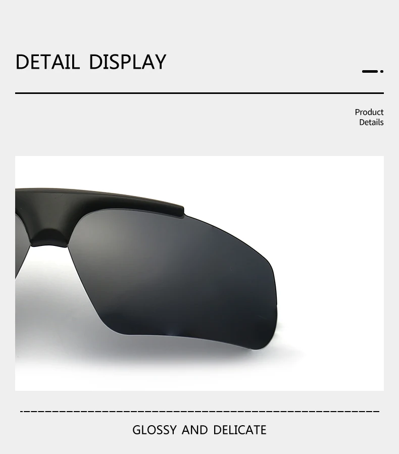 Neue polarisierte Sonnenbrille tr90 Frauen Männer 3 in 1 Sätze Magnet Sonnenschutz Clip auf Sonnenbrille Brille UV400 hochwertige Blends chutz – Detail 9