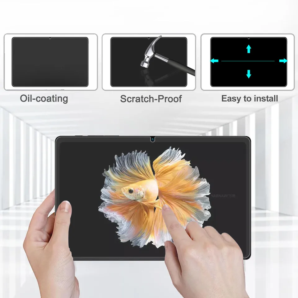 2 Pellicole In Vetro Temperato 9H Per Tablet BNCF Bpad 11 – HD, Antiurto E Senza Bolle
