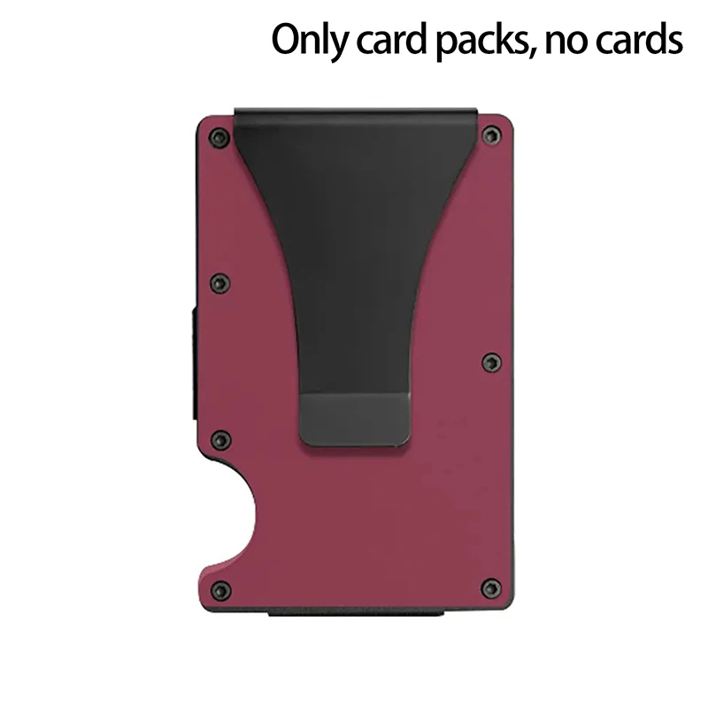 Slim RFID Minimalist Wallet with Money Clip – Anti-Theft Design