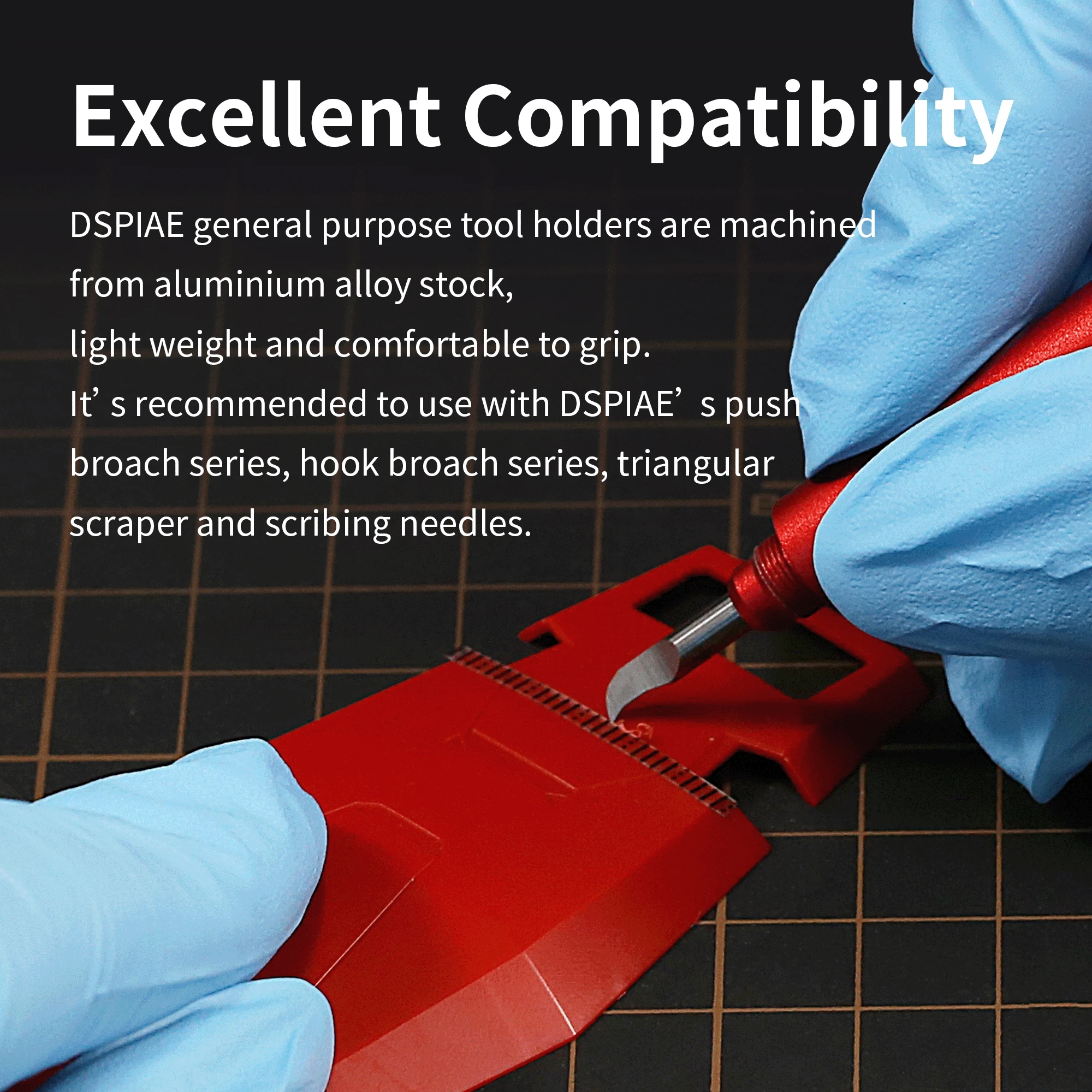 DSPIAE AT-EH COMPATIBLE KNIFE SHANK DIAMETER:3.175MM Tungsten Steel Hook Broach 2