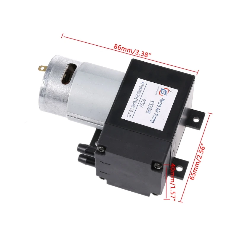12V Mini Vacuum Pump 8L/min High Pressure Suction Diaphragm Pumps with Holder images - 6