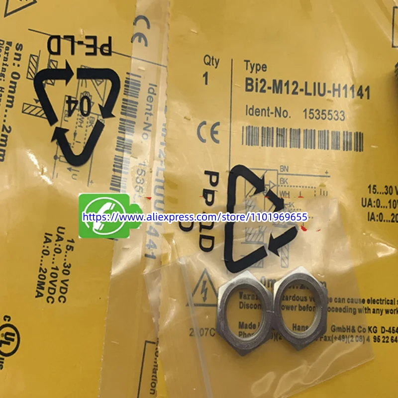 

2pcs New NI30U-M30-VP44X-H1141 NI30U-MT30-AN6X-H1141 NI30U-MT30-AP6X-H1141 BI2-M12-LIU-H1141 BI4-M12-LIU-H1141 NI4-M12-LIU-H1141