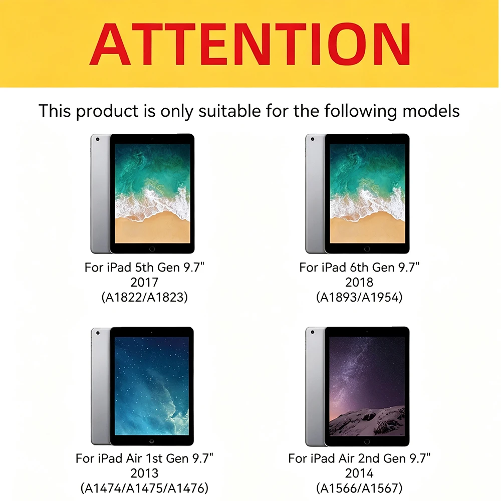 360° Rotating Smart Tablet Case, Premium Protection and Versatility