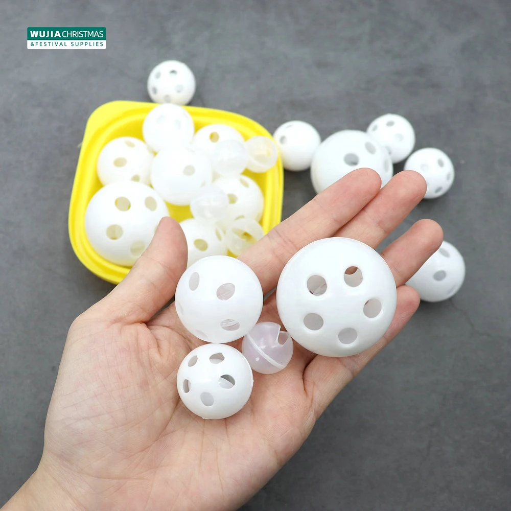 30/50/100pcs Plastic Rattle Bell Ball Squeaker Noise Maker Insert Dog Toy Sew in Various Replace Pet Plush Doll Toys Accessories