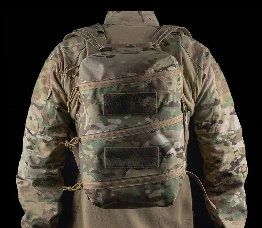 Taktische Delta-Tasche im SS-Stil, kompakter Angriffs-Rucksack für medizinische Pendler, geschichtete Aufbewahrung, Outdoor, Jagd, Camping, Sport, GP-Tasche – Detail 15