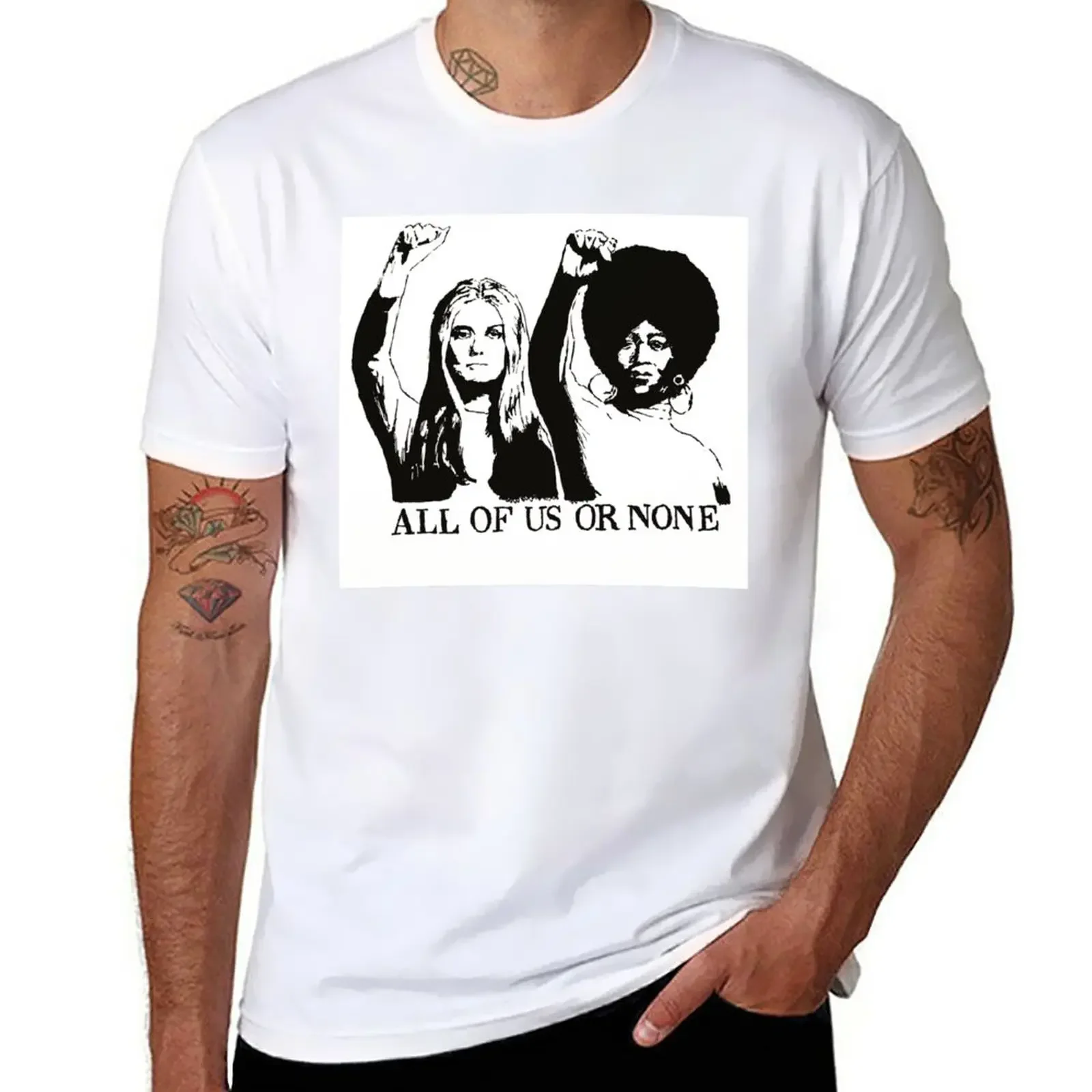 

ALL OF US OR NONE T-Shirt customs animal prinfor boys for a boy Men's t-shirt