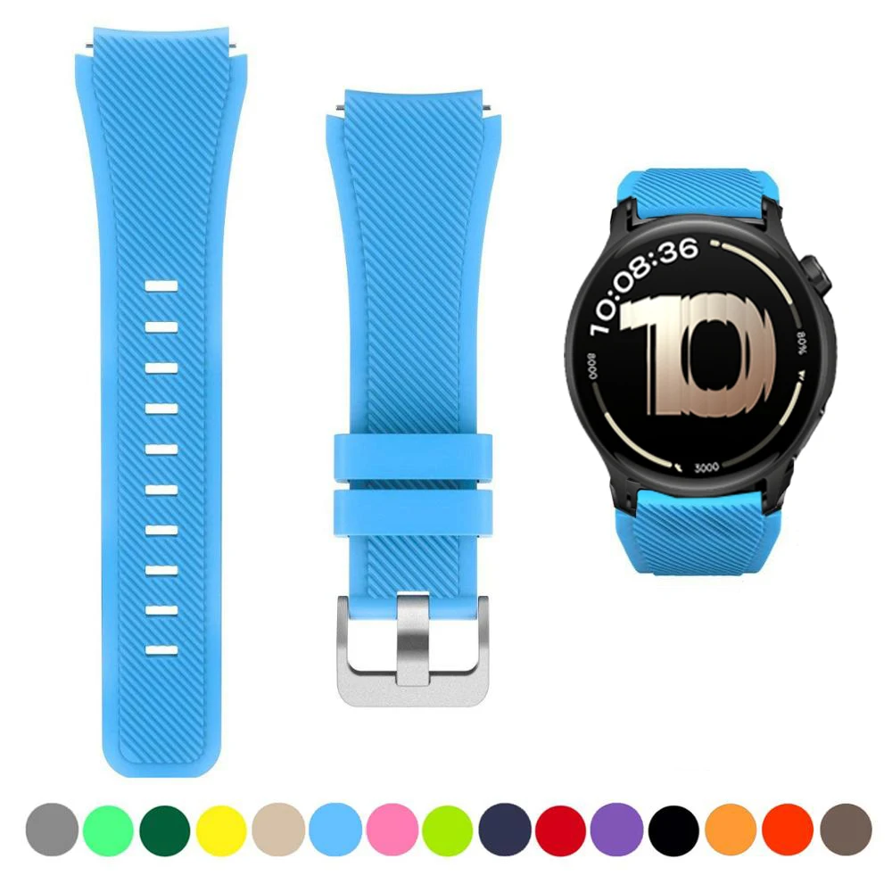 Sport Silicone Bracelet Band for OnePlus Watch - 22mm Watch Strap Accessory, Compatible with OnePlus Watch Series