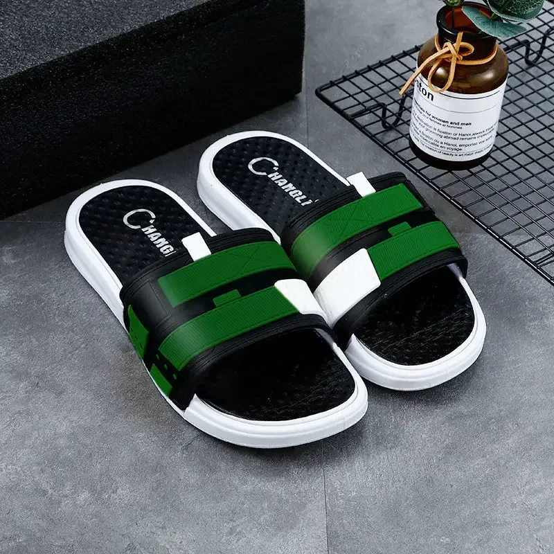 Men\'s Shoes Summer Indoor and Outdoor Slippers Men\'s Slippers Non-slip Meat Soft Thick Slippers Summer Couple Sandals
