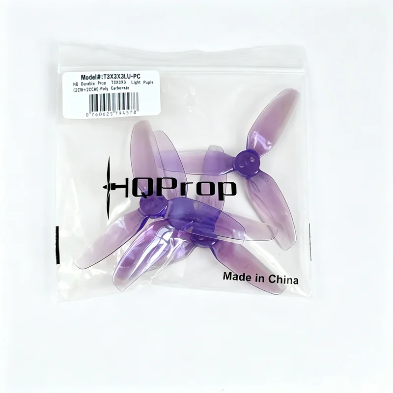 Lot de 4 hélices HQProp T3X3X3 pour drone FPV