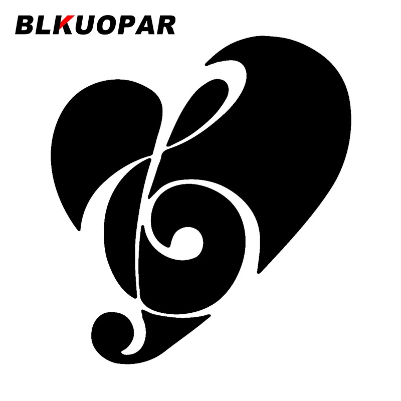 

Наклейка на лобовое стекло BLKUOPAR с надписью «Love Heart Music Note»
