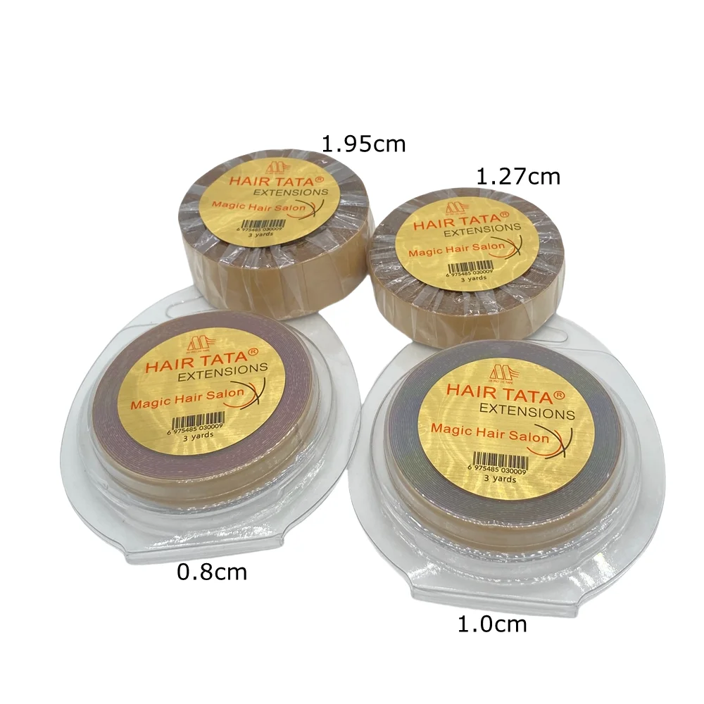 1 roll 0.8cm width 3 yards TATA hair extension tape Double side adhesive tape hair extension support for double sided tape,hair extension tape,hair tape,wig tape