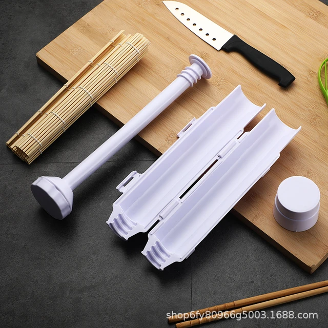 Sushi Making Kit, 22 in 1 Sushi Roller Maker Bazooker Kit with Bamboo Mats,  Chef's Knife, Chopsticks, Sauce Dishes, Rice Spreader, Avocado Slicer for