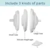 Backflow Protector Compatible with Spectra S2 Spectra S1 and 9 Plus Breastpump Replace Spectra Backflow Protector Pump Parts 2