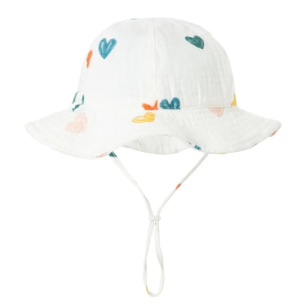 Cotton Kids Bucket Hat for Beach and Outdoor