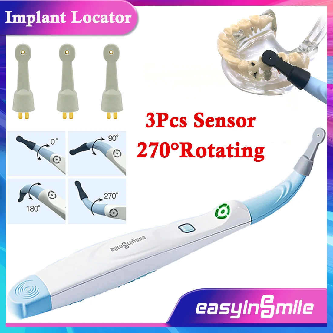 DentalMedicalImplantLocatorSmartSpottingDetector3pc270Spotting