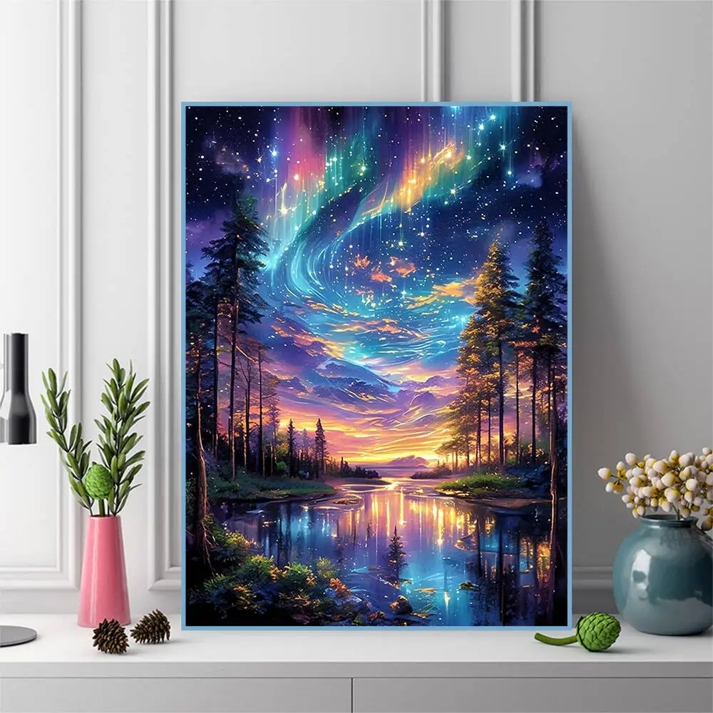 River Diamond Painting Kit 3