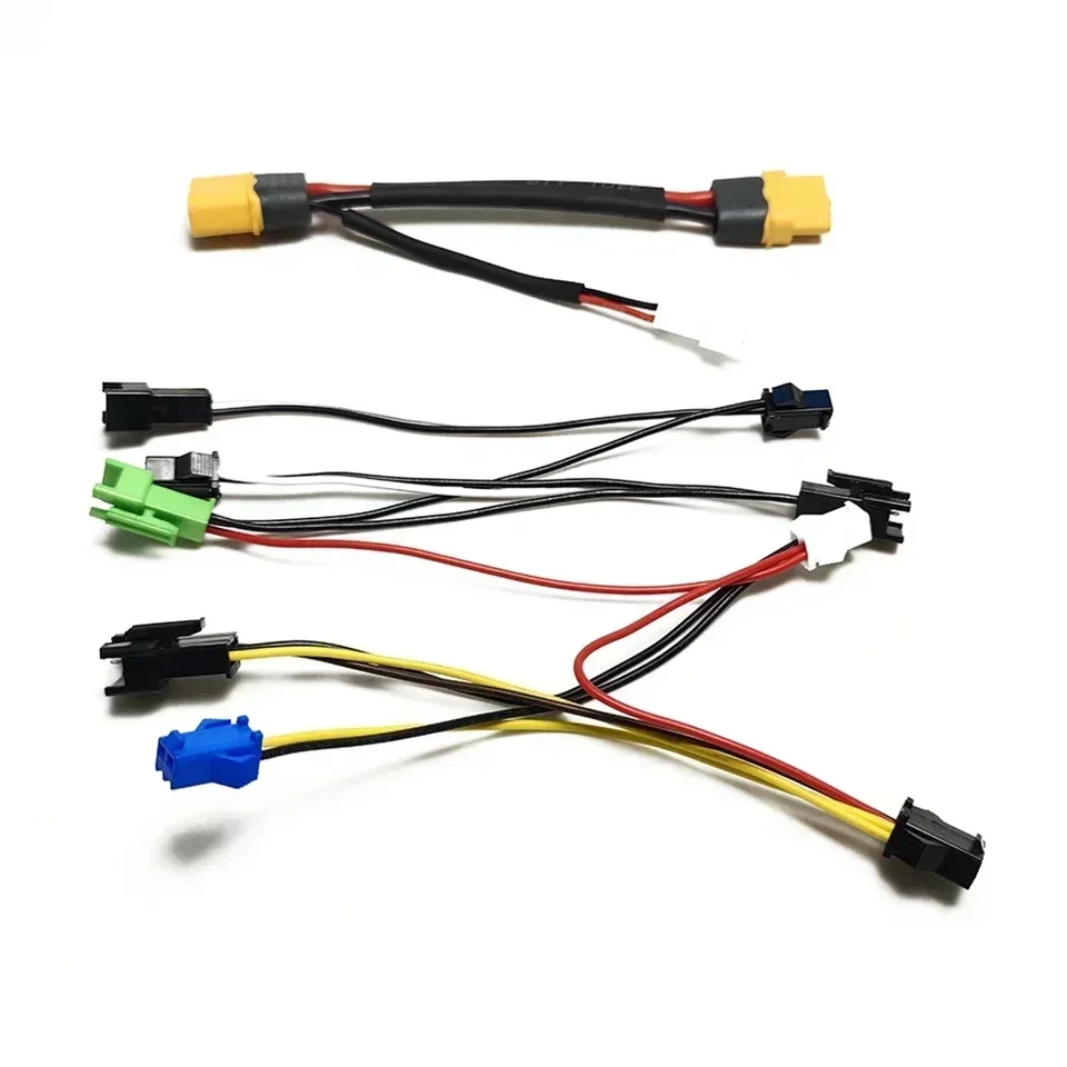 Câble D'alimentation XT60 Pour Lampes Vélo électrique - Compatible Phares, Feux Arrière, Clignotants - 10 Cm, 14 AWG