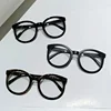 Stylish Fashion Reading Glasses for Women Men Round Frame Anti-blue Light Far Sight Eyeglasses Oversized Prescription Glasses 2