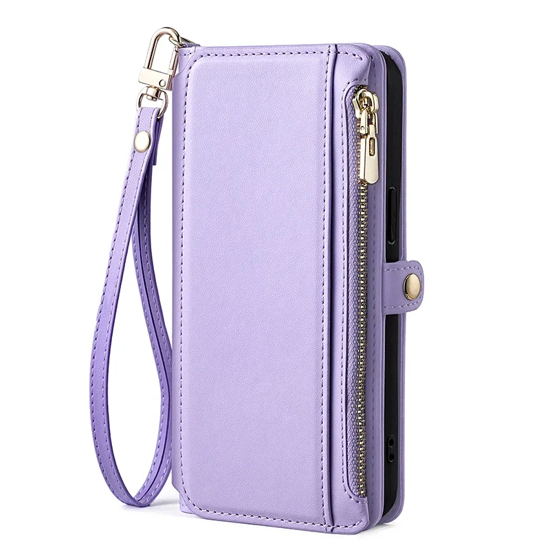 Flip Cover Zipper Wallet Phone Case