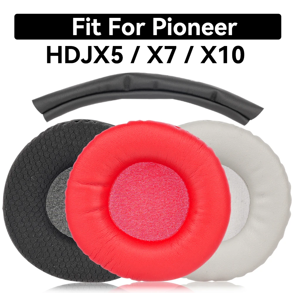 Dj Pioneer Almohadillas Para HDJ 500 (blanco) Repuesto Cómodo