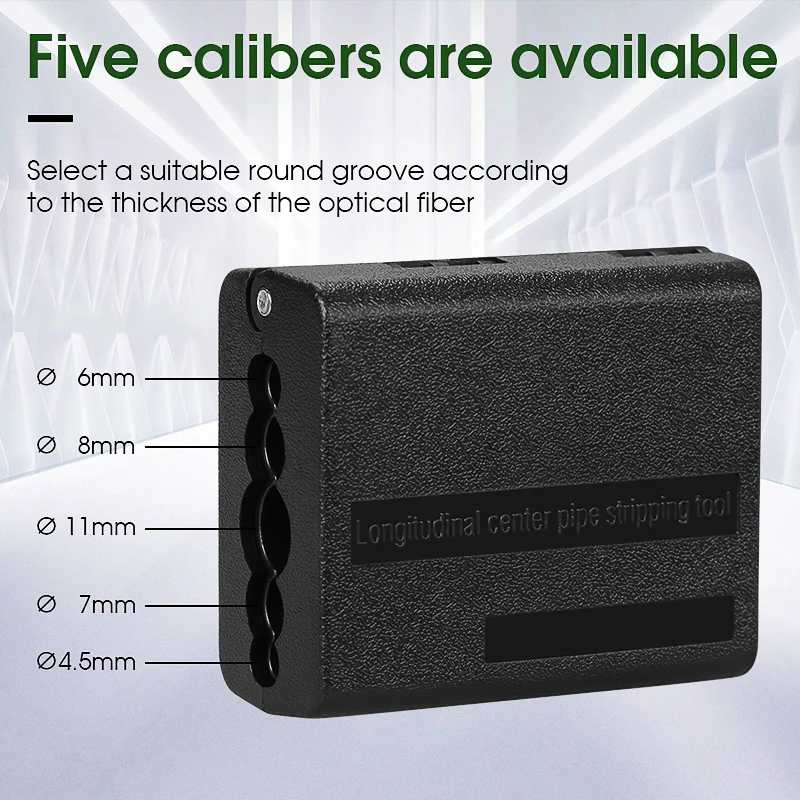 Trancheuse Lâche De Tube D'amortisseur Optique De Fibre De Stripper De